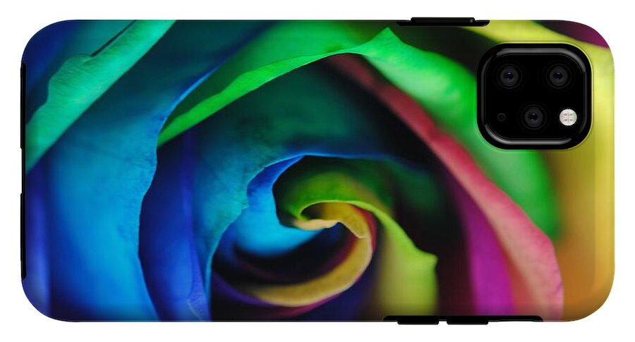 Rainbow Rose 17 - Phone Case