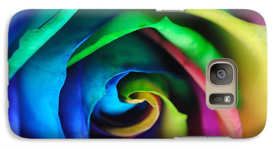 Rainbow Rose 17 - Phone Case