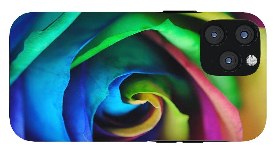 Rainbow Rose 17 - Phone Case