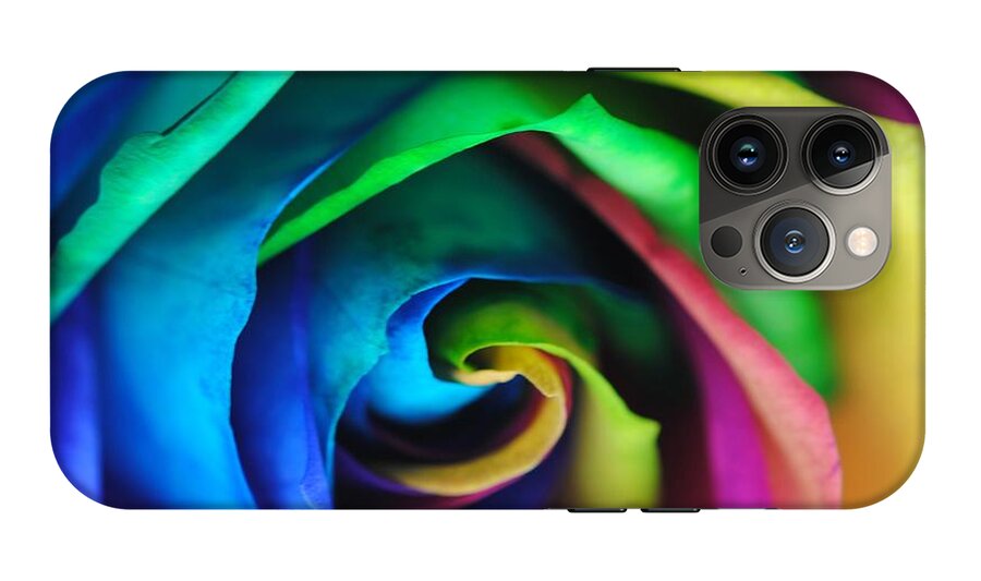 Rainbow Rose 17 - Phone Case