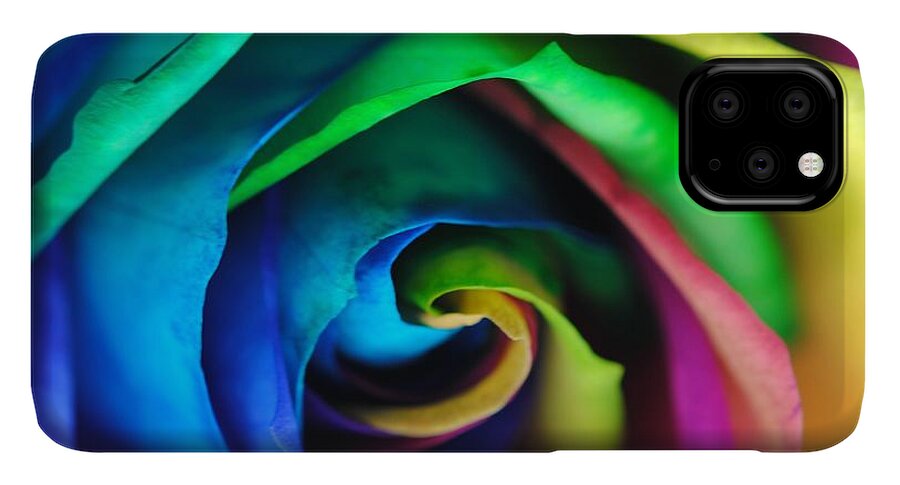 Rainbow Rose 17 - Phone Case