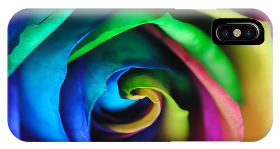 Rainbow Rose 17 - Phone Case