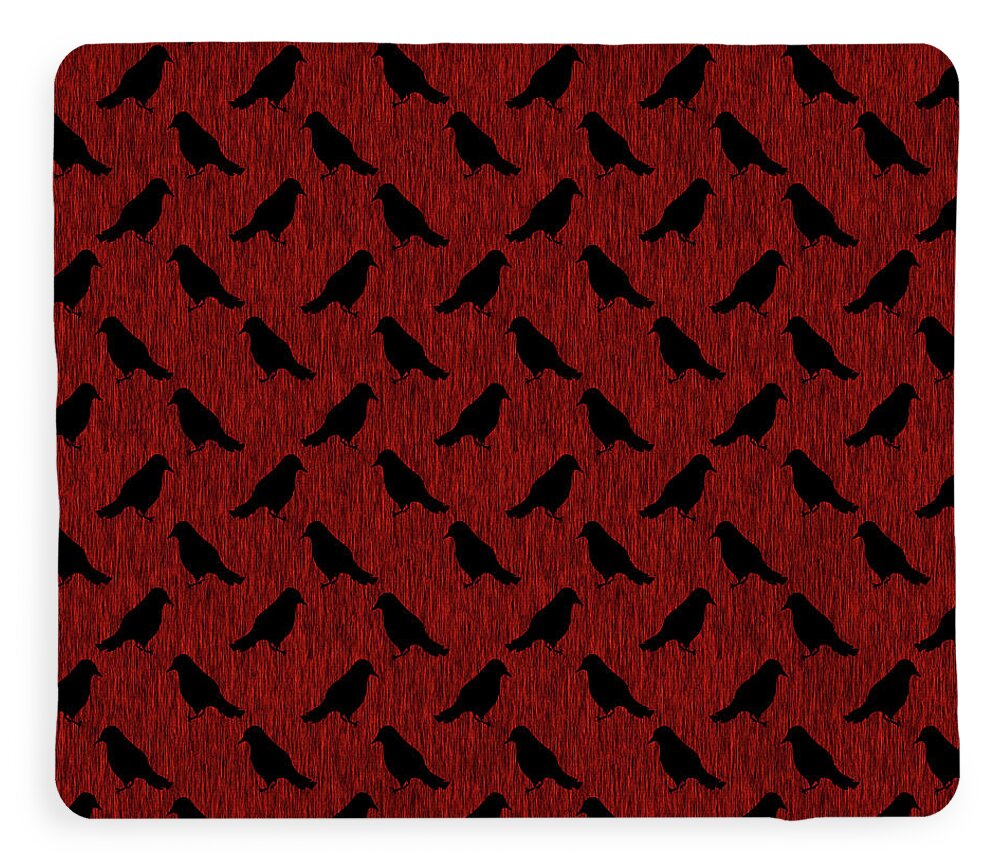 Ravens On Red - Blanket