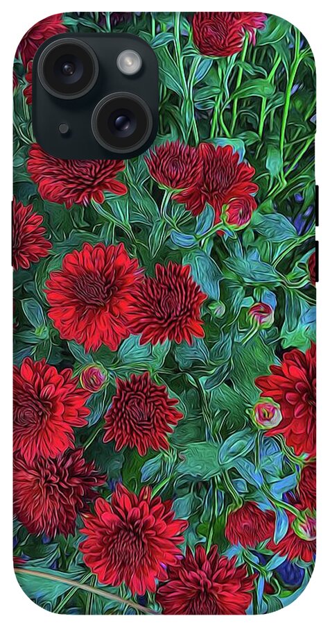 Red Mums - Phone Case