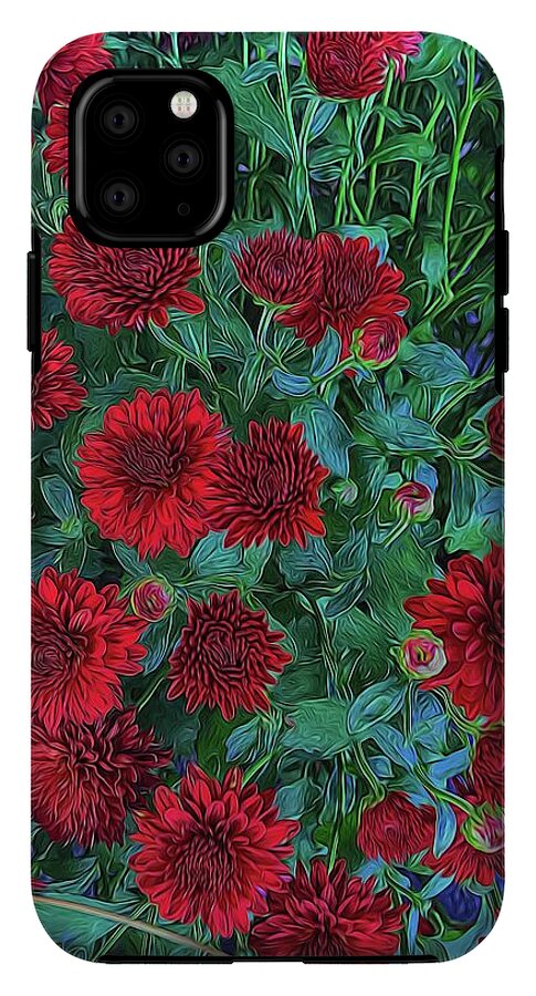 Red Mums - Phone Case
