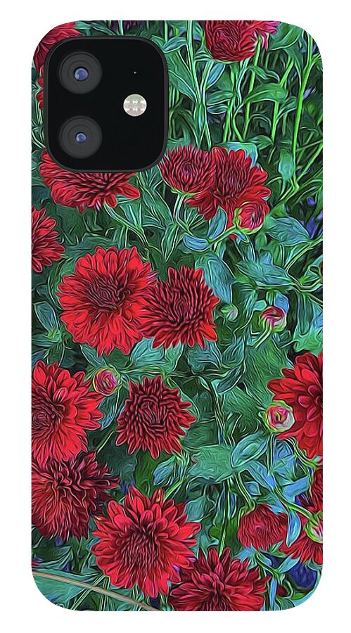 Red Mums - Phone Case