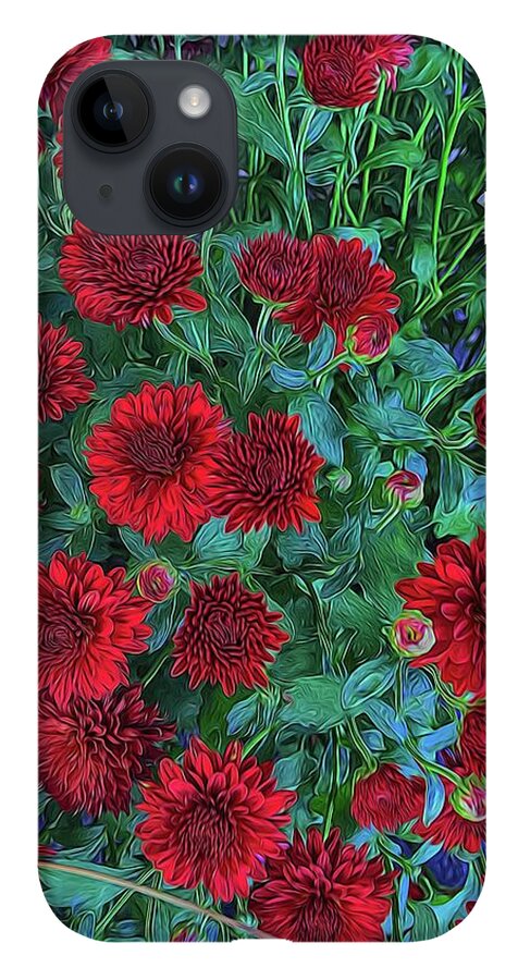 Red Mums - Phone Case