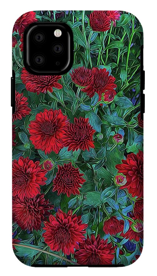 Red Mums - Phone Case
