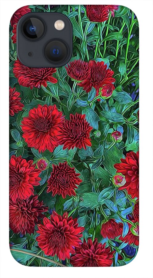 Red Mums - Phone Case