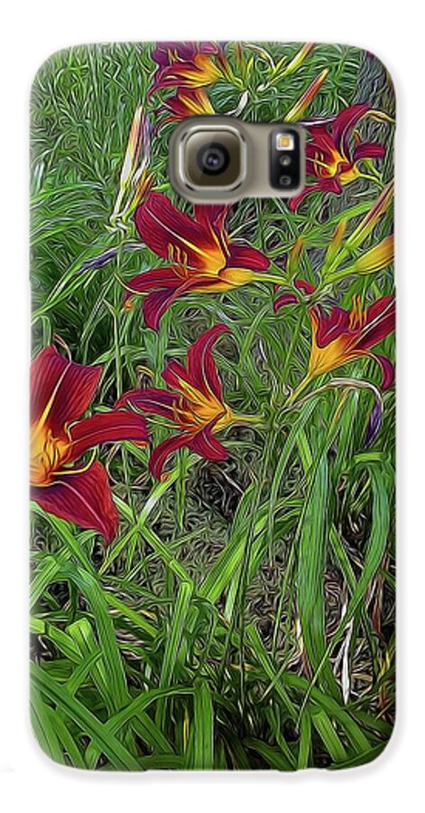 Red Tigerlily Garden - Phone Case