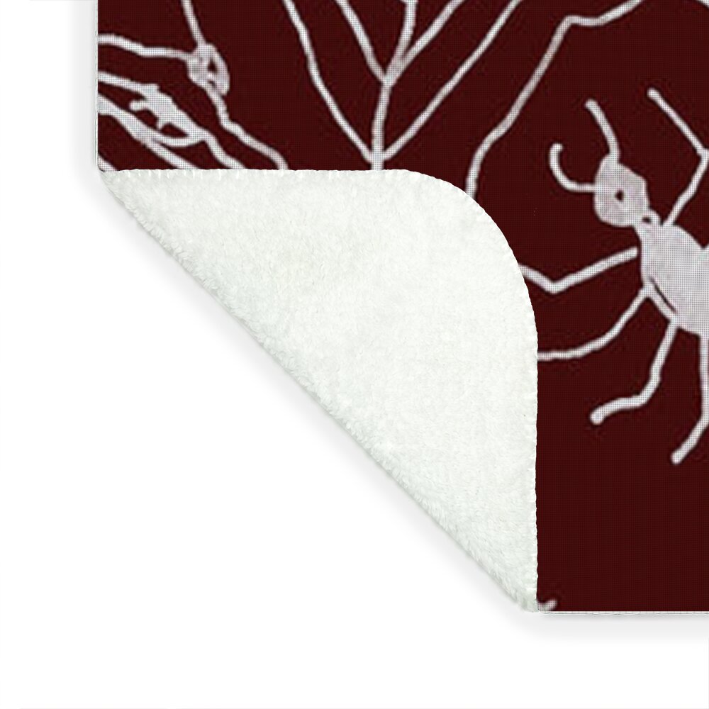 Spider Webs on Red - Blanket