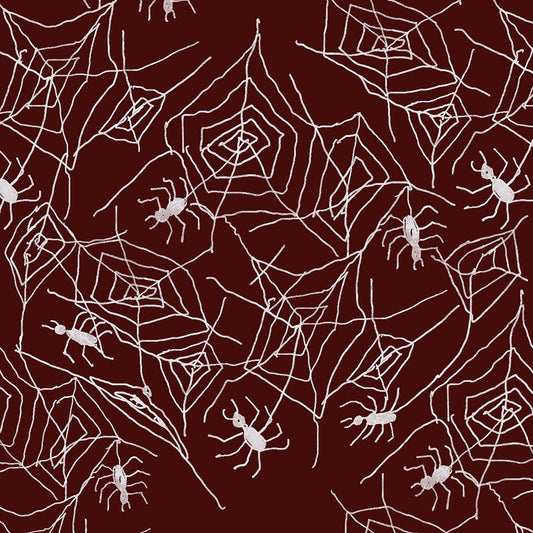 Spider Webs on Red Digital Image Download