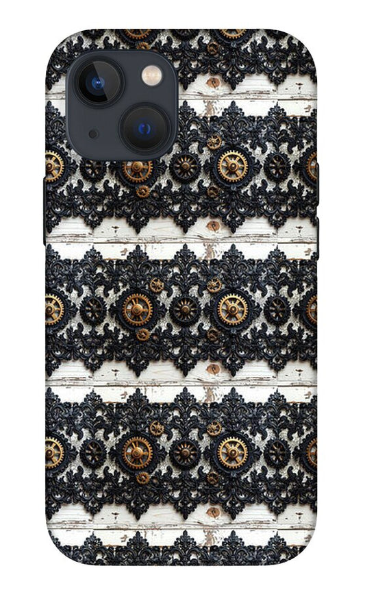 Steampunk Black Lace Pattern - Phone Case