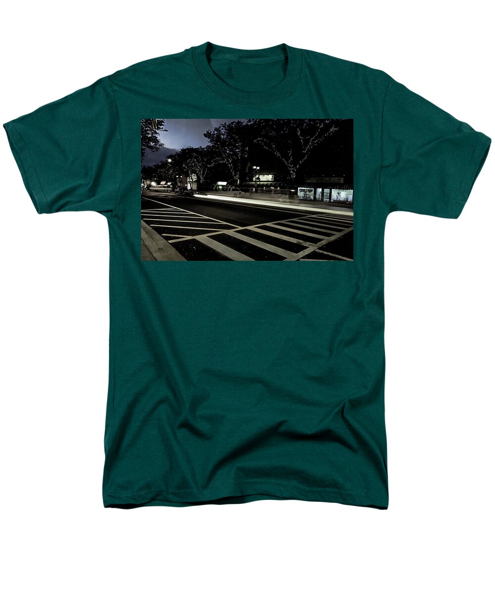 Summer Light Trail In An Antioch Evening - Men's T-Shirt (Regular Fit)