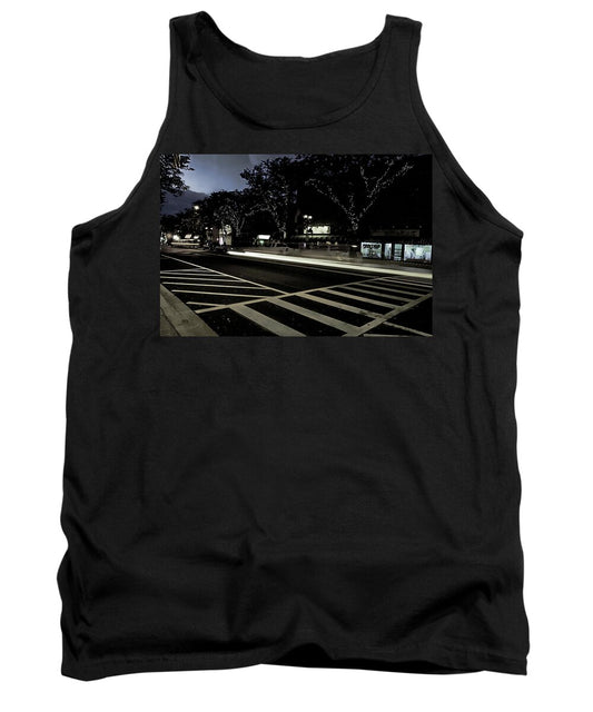 Summer Light Trail In An Antioch Evening - Tank Top