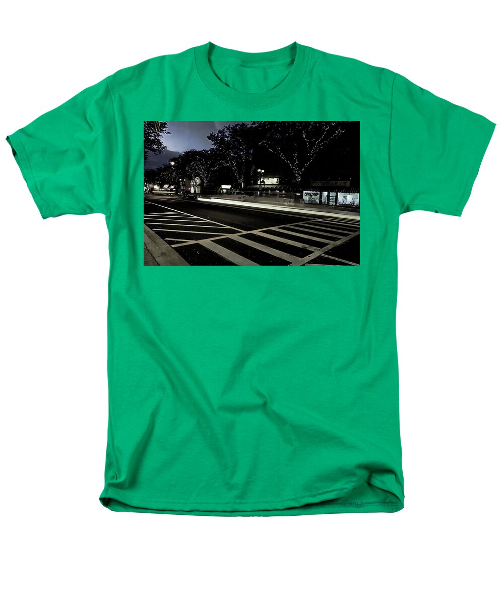Summer Light Trail In An Antioch Evening - Men's T-Shirt (Regular Fit)