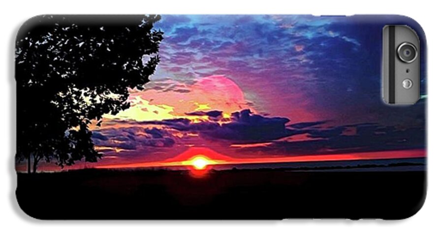 Sunrise Lakeshore Abstract - Phone Case