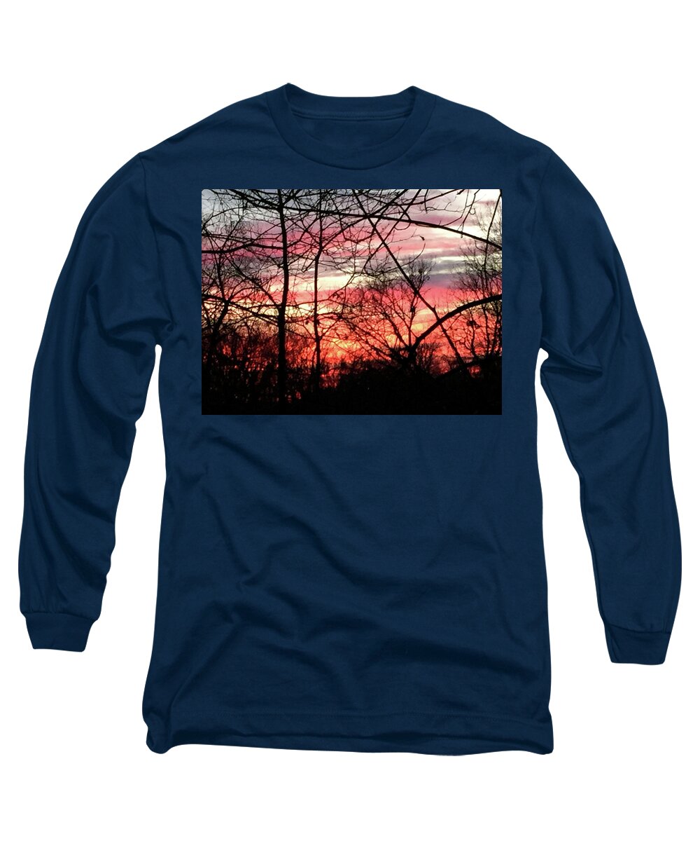 Sunset Through The Trees 2 - Long Sleeve T-Shirt