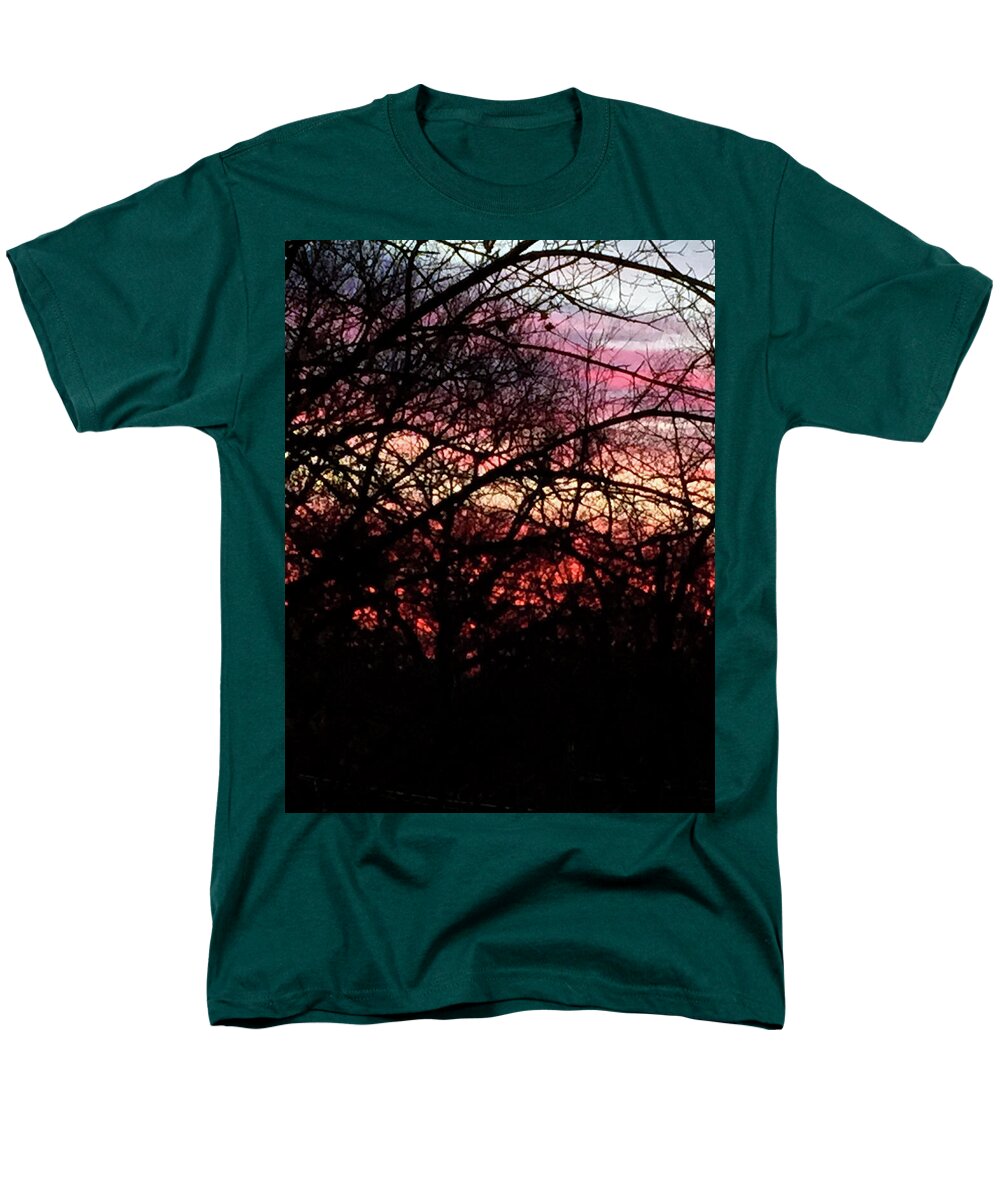 Sunset Through The Trees - Men's T-Shirt (Regular Fit)