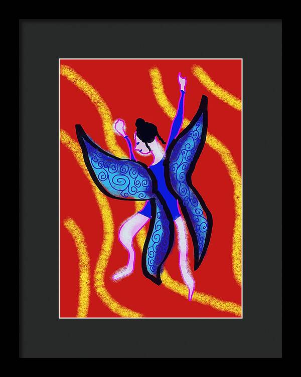 The Blue Fairy - Framed Print