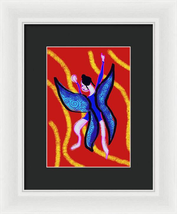 The Blue Fairy - Framed Print