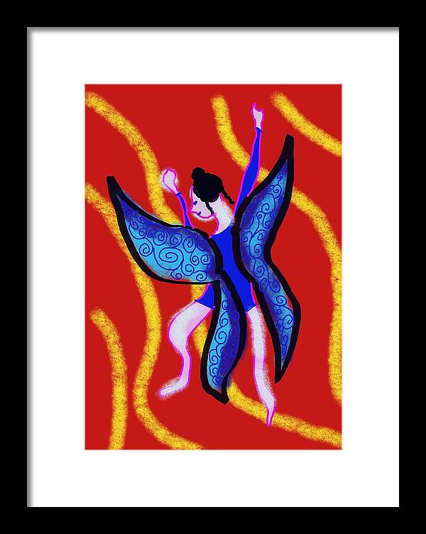 The Blue Fairy - Framed Print