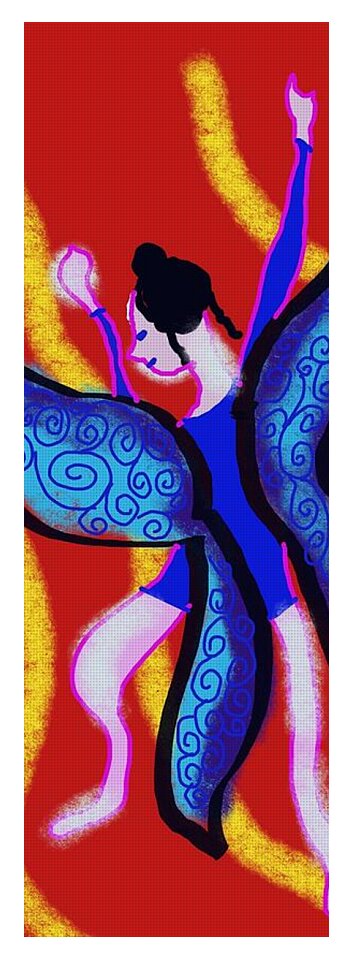 The Blue Fairy - Yoga Mat