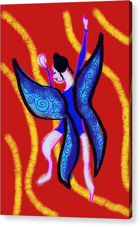 The Blue Fairy - Acrylic Print