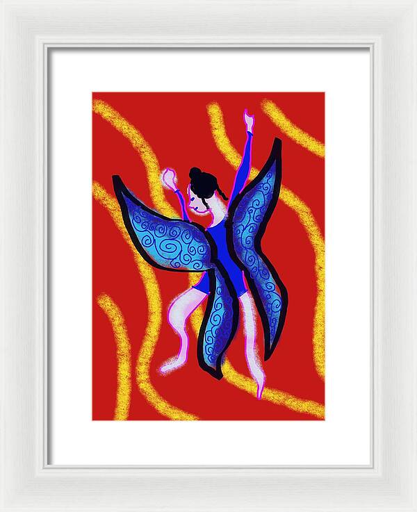 The Blue Fairy - Framed Print