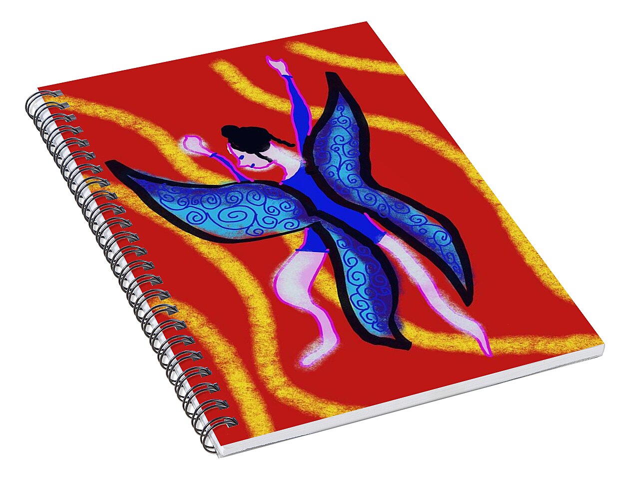 The Blue Fairy - Spiral Notebook