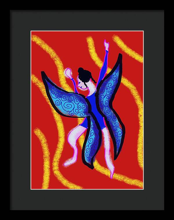 The Blue Fairy - Framed Print