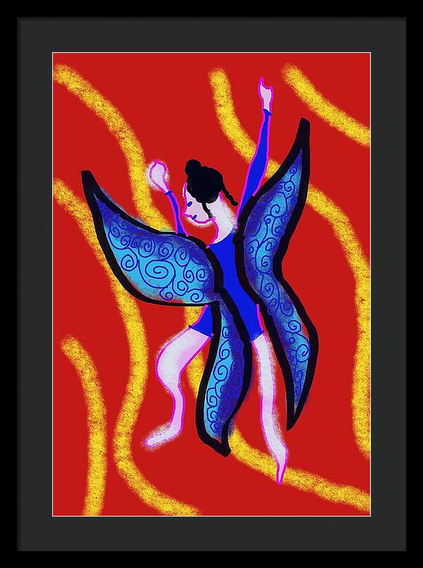 The Blue Fairy - Framed Print