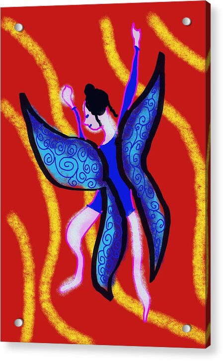 The Blue Fairy - Acrylic Print