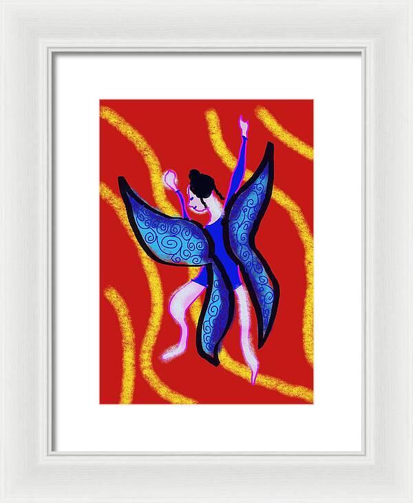 The Blue Fairy - Framed Print