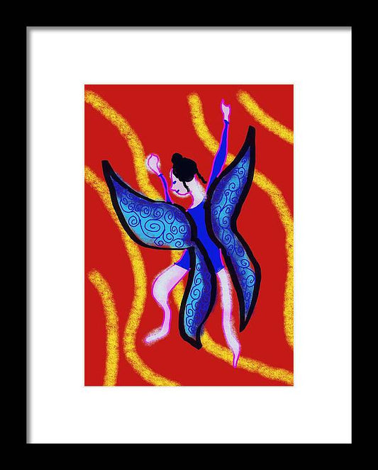 The Blue Fairy - Framed Print