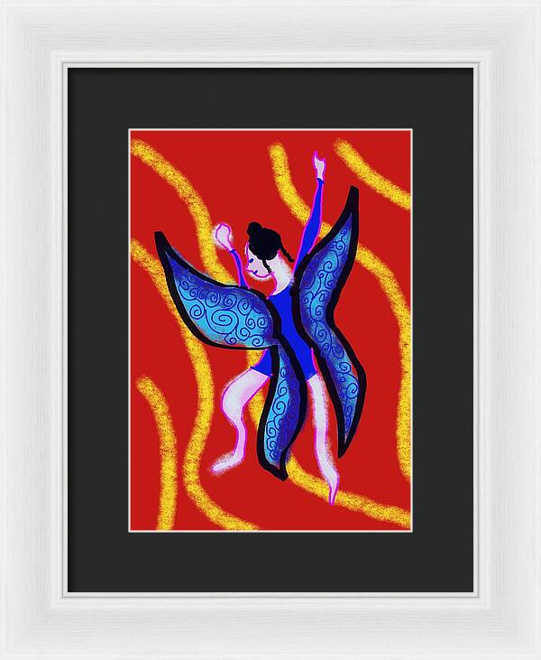 The Blue Fairy - Framed Print