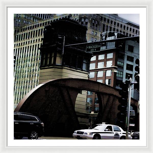 Wacker Drive Chicago - Framed Print
