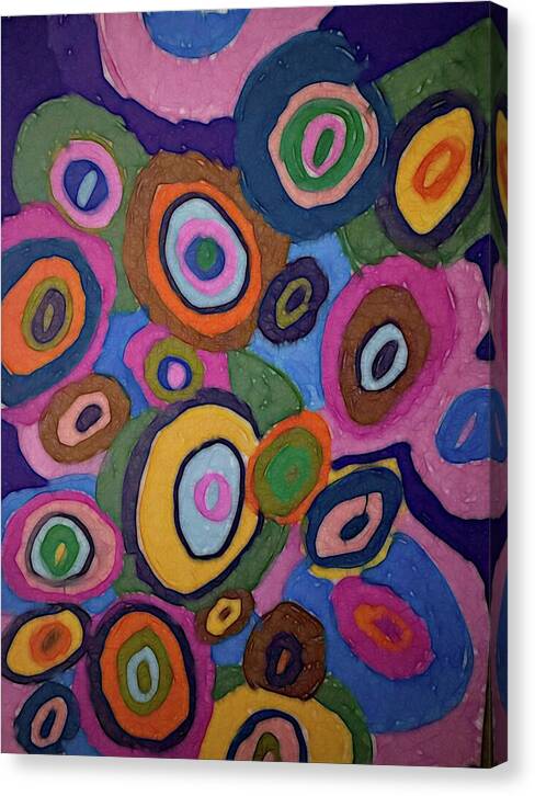 Warm Autumn Bubbles - Canvas Print