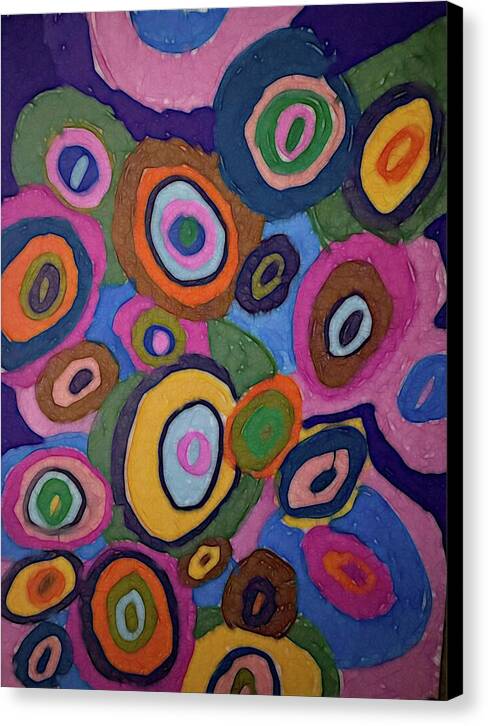 Warm Autumn Bubbles - Canvas Print