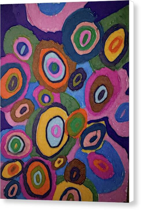 Warm Autumn Bubbles - Canvas Print