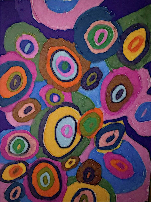 Warm Autumn Bubbles - Art Print