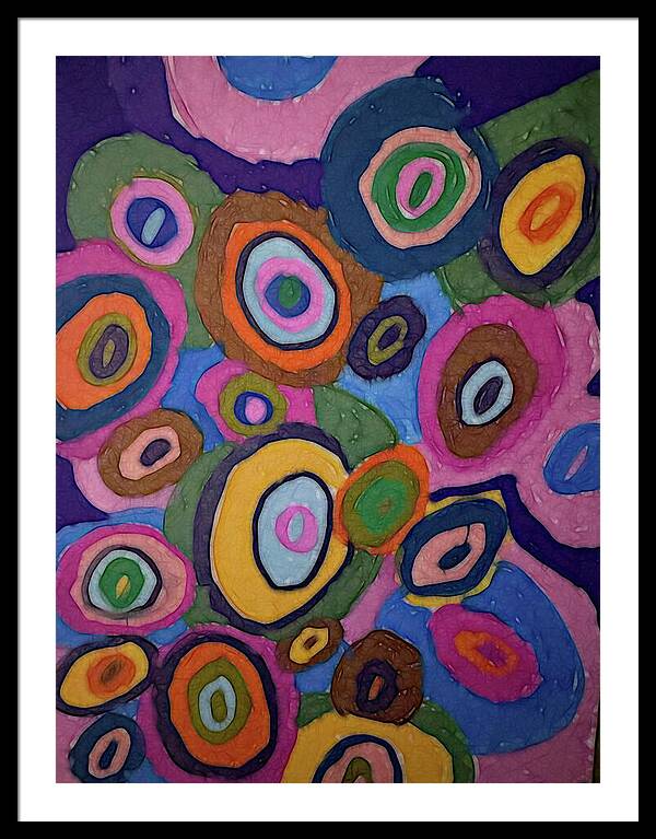 Warm Autumn Bubbles - Framed Print