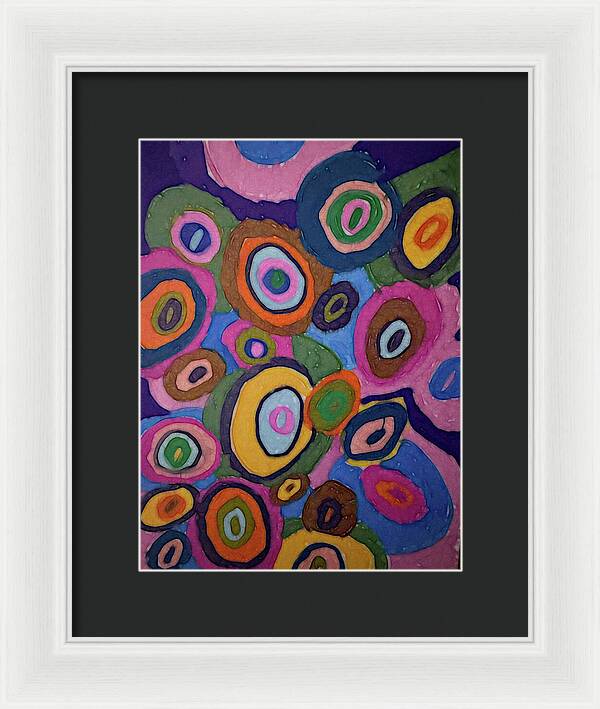 Warm Autumn Bubbles - Framed Print