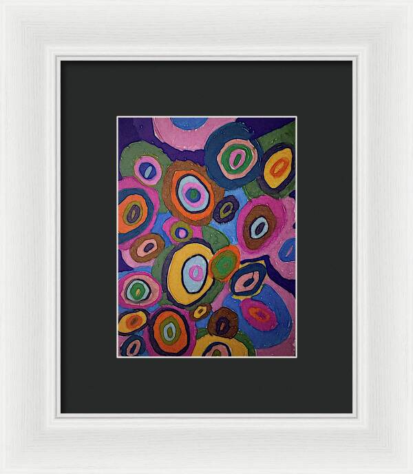 Warm Autumn Bubbles - Framed Print