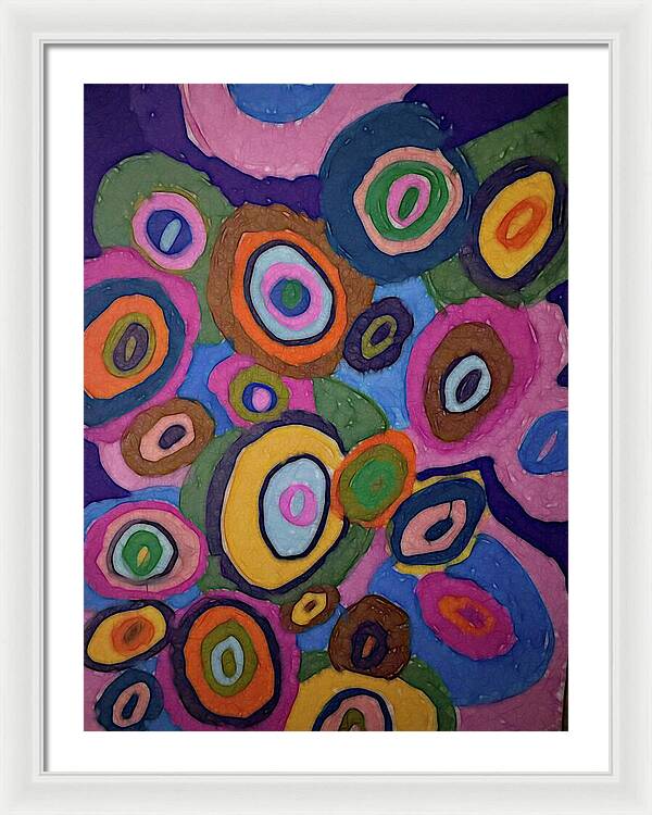 Warm Autumn Bubbles - Framed Print