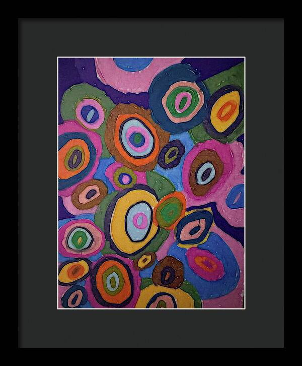 Warm Autumn Bubbles - Framed Print