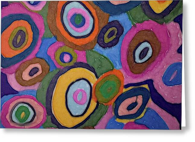 Warm Autumn Bubbles - Greeting Card