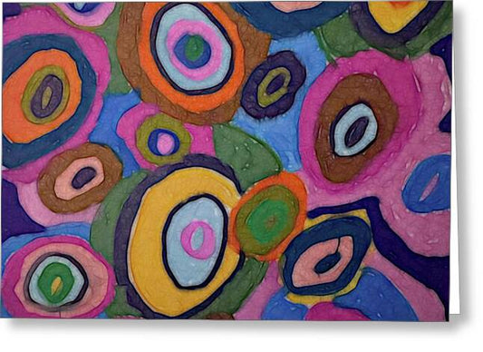 Warm Autumn Bubbles - Greeting Card