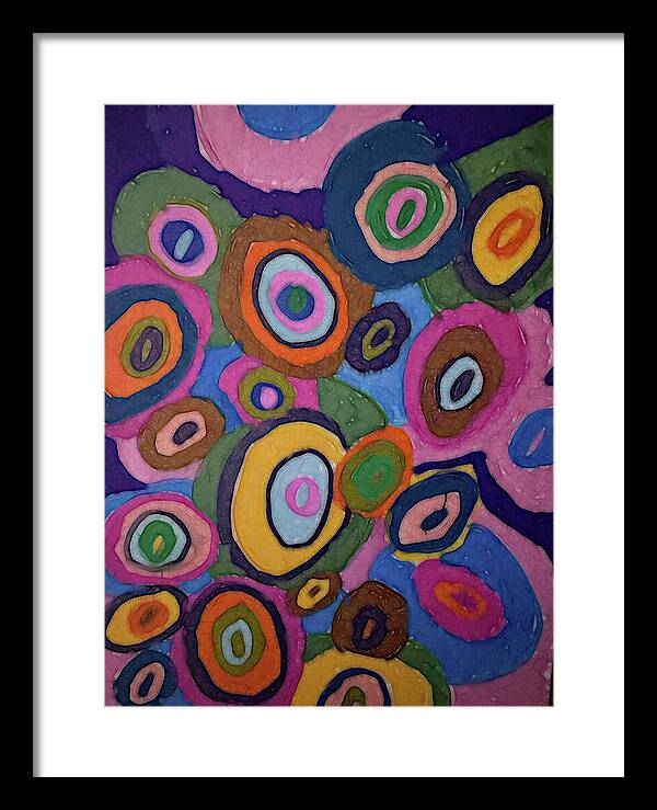 Warm Autumn Bubbles - Framed Print