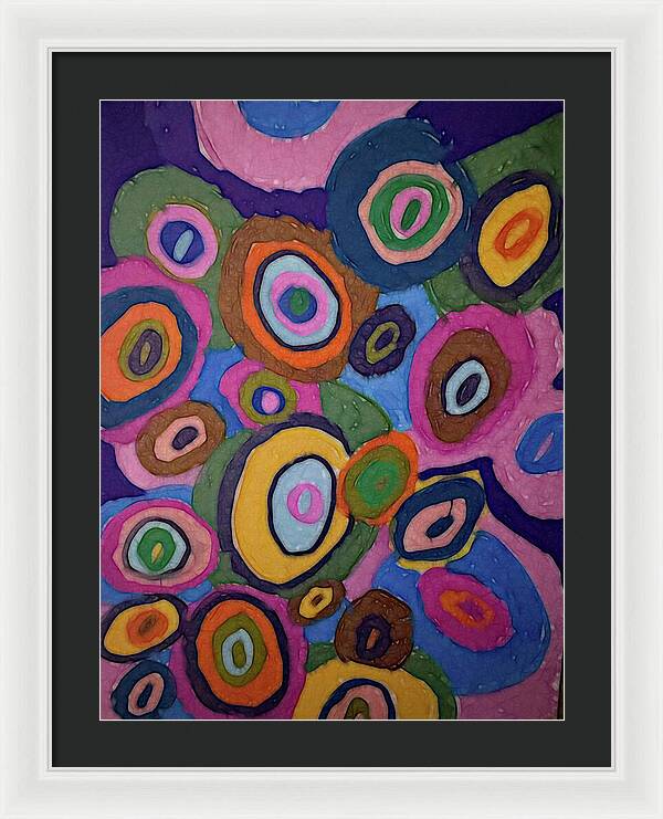Warm Autumn Bubbles - Framed Print